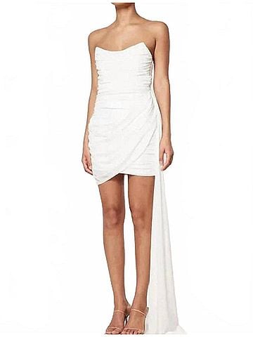 Elliatt Linda Mini Dress in White (view 2)