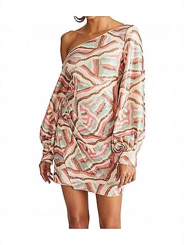 Halston Heritage Women's Kimora Dress in Geode Sequin (view 2)