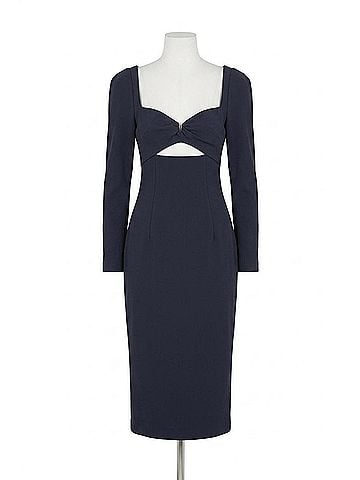 Elliatt Scarlette Cut-Out Dress in Navy (view 1)
