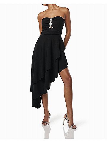 Elliatt Kienna Mini Dress in Black (view 2)