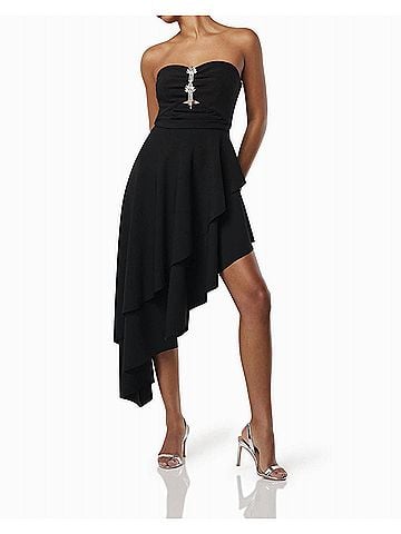 Elliatt Kienna Mini Dress in Black (view 2)