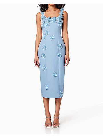 Elliatt Prague Midi Dress in Cornflower (view 2)