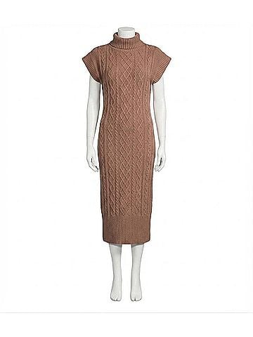 Cleobella Women's Shana Midi Dress in Brown (view 1)
