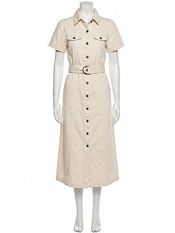 Cleobella Cassidy Midi Dress in Ivory (view 1)