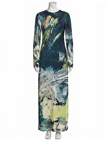 Acler Wittonhill Maxi Dress in Citrus Canvas (view 1)