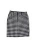 Talbots Houndstooth Black White Wool Skirt Size 12 - photo 4