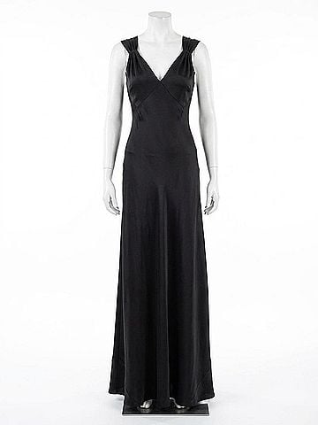 Michael Kors Bias Gown in Black (view 1)