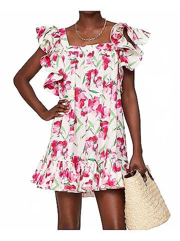 MISA Los Angeles Selma Dress in White (view 2)