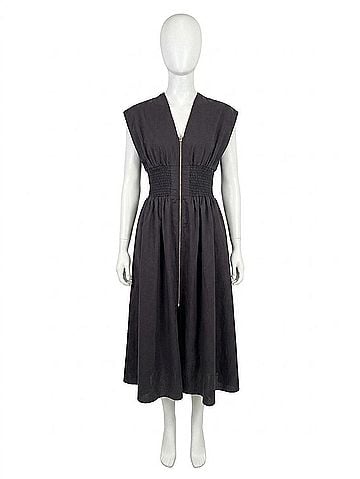 Entro Audrey Midi Dress in Black (view 1)