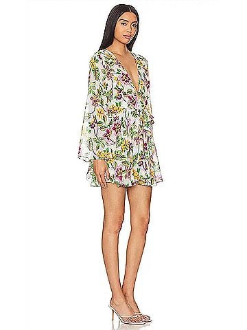MISA Los Angeles Kaia Dress in Floral Exotica (view 2)