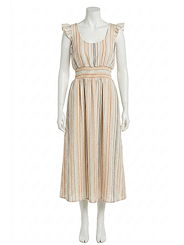 Drew Polly Dress in Sand (view 1)