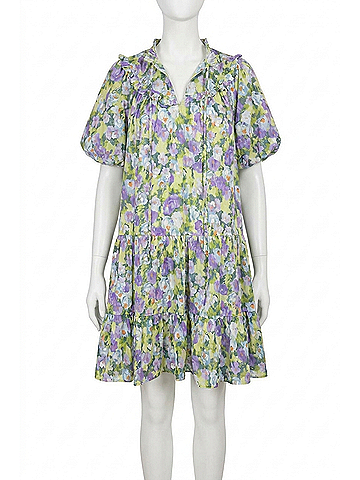 Entro Wildflower Whimsy Dress in Lavender (view 1)