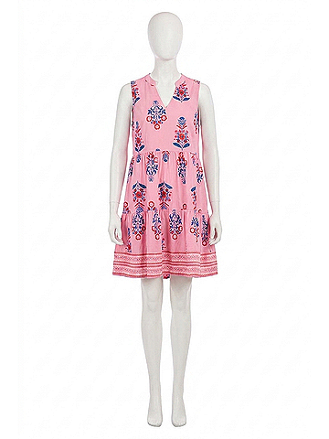 Mud Pie Sarajane Sleeveless Dress in Pink (view 1)