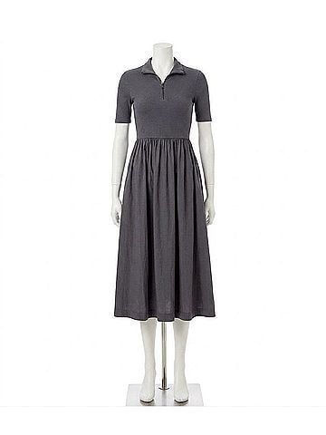 Desigual Boston Midi Dress in Gray Lead (view 1)