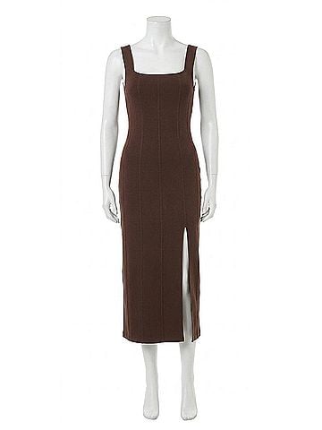L Space Vivienne Midi Dress in Brown (view 1)