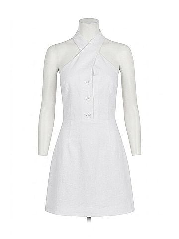 Elodie Lorien Mini Dress in White (view 1)