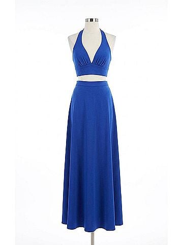 Jovani Two Piece Gown in Royal (view 1)