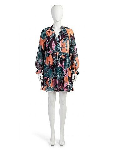 Trina Turk Rhapsodic Dress in Multi-Coloured/Ocean Tides (view 1)