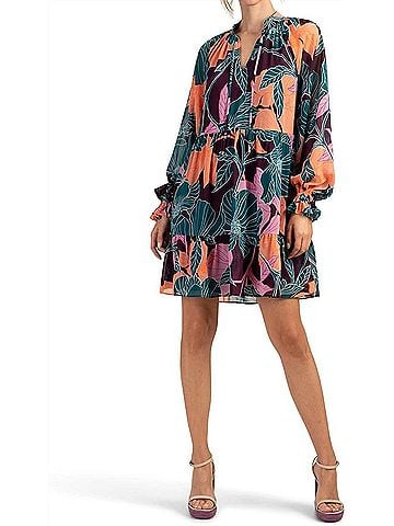 Trina Turk Rhapsodic Dress in Multi-Coloured/Ocean Tides (view 2)