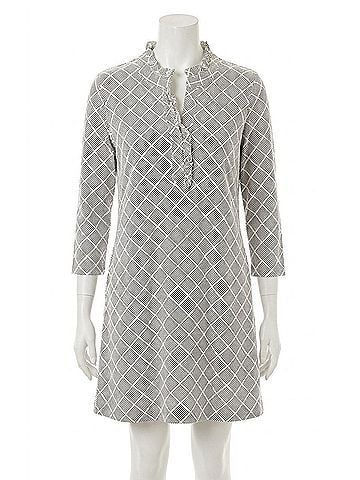 Nic + Zoe Clementine Diamond Etching Dress in Black Multi (view 1)