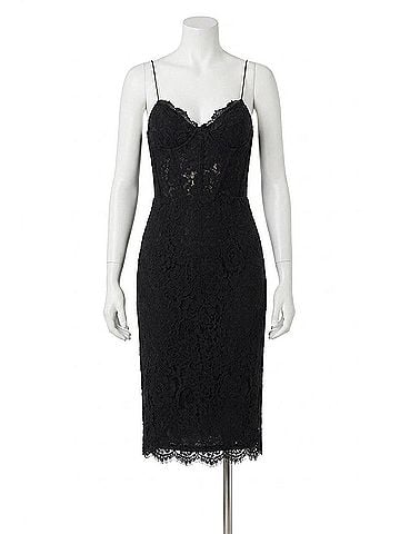 Generation Love Leonie Lace Bustier Mini Dress in Black (view 1)
