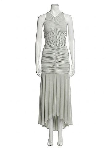 A.L.C. Ayla Ruched Knit Midi Dress in Pale Mint (view 1)