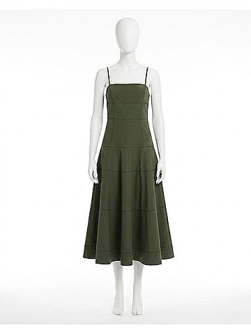 Veronica Beard Ilona Dress in Army (view 2)