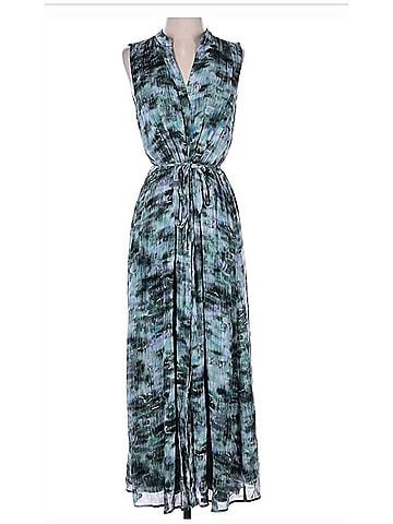 Bella Dahl Women's Button-Down Maxi Dress in Garden Camo (view 2)