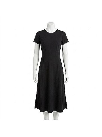Hatch The Virginia Seemed Dress in Black (view 1)