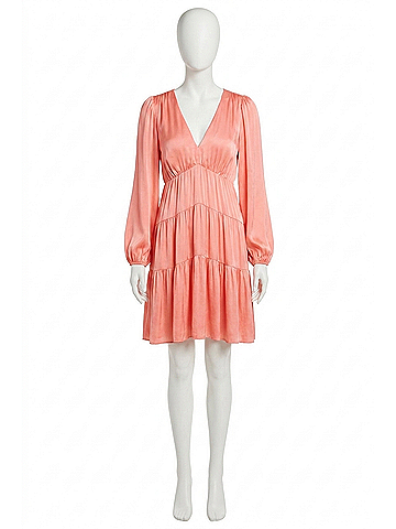 Trina Turk Make Merry Dress in Flamingo (view 1)
