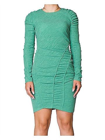 STINE GOYA Ezra Dress in Green (view 2)