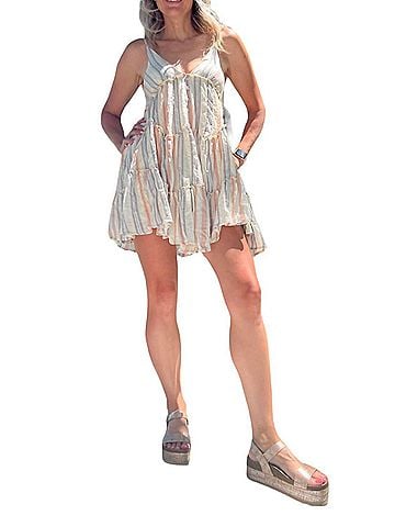 By Together Bobbi Ann Dress in Stripe (view 2)