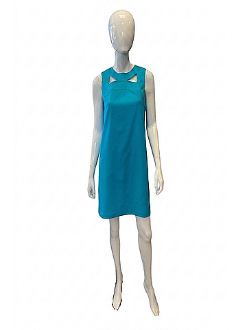 Trina Turk Bev Mini Dress in Teal (view 1)