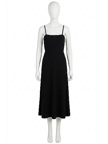 Olivaceous Robbie Midi Dress in Black (view 1)