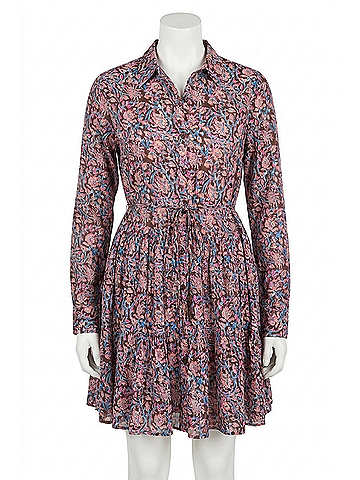 Apiece Apart Anna Shirt Dress in Bella Floral (view 1)