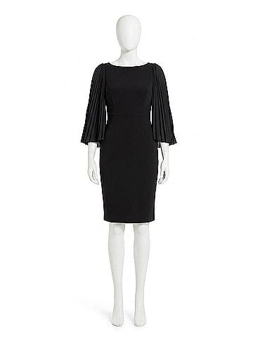 Joseph Ribkoff Sheath Knee-Length Dress in Black (view 1)