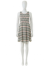 Pol Multi Color Zig Zag Pattern Dress in Grey Multi Size M - photo 1