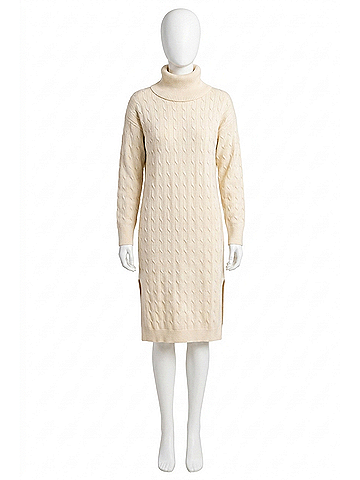 Southern Tide Brea Sweater Dress in Sand White (view 1)