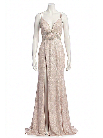Clarisse Evening Gown in Blush Pink (view 1)