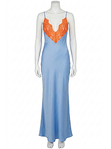 Ronny Kobo Vito Dress in Blue (view 1)