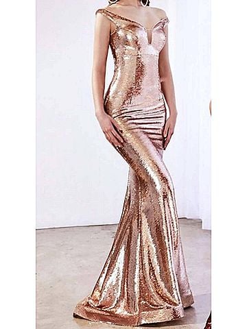 Cinderella Divine Annabelle Gown in Rose Gold (view 2)