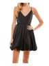 TCEC Black Bubble Mini Dress in Black Size L - photo 2