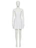 STAUD Solid White Mini Sutton Dress in White Size 10 - photo 1