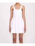 STAUD Solid White Mini Sutton Dress in White Size 10 - photo 2