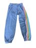 Aviator Nation Gray Multi Color Sweatpants Size L - photo 1