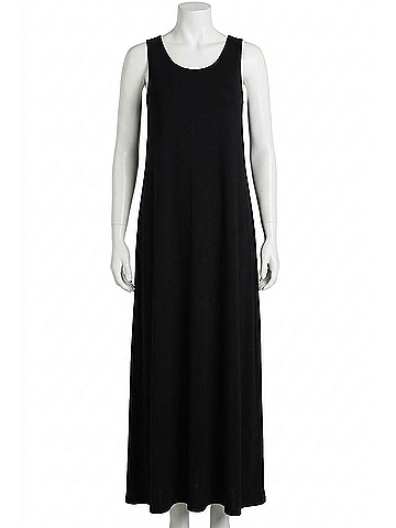 Angel Back Buckle Maxi Dress in Black Multi (view 1)
