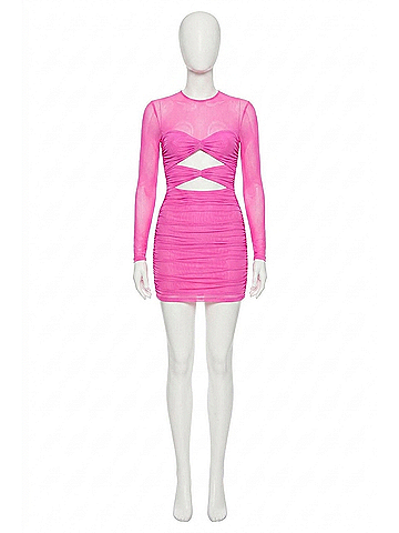 Nookie Intrigue Mini Dress in Candy (view 1)