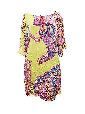 Hale Bob Women's Printed Silk Dress in Tl10 (view 1)