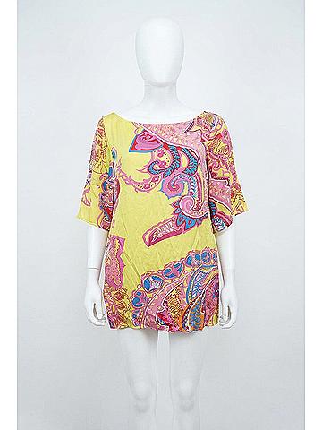 Hale Bob Women's Printed Silk Dress in Tl10 (view 2)