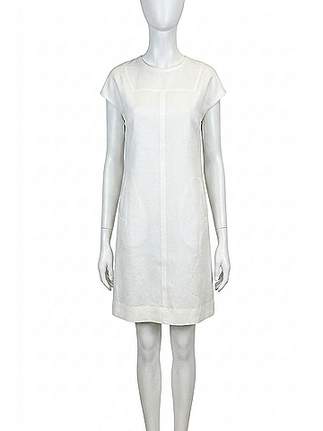 Jade Jeanne Mini Dress in White (view 1)